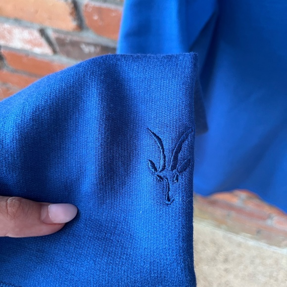 Ibex Merino Wool Quarter Snap Pullover Blue Size Medium - Picture 2 of 8
